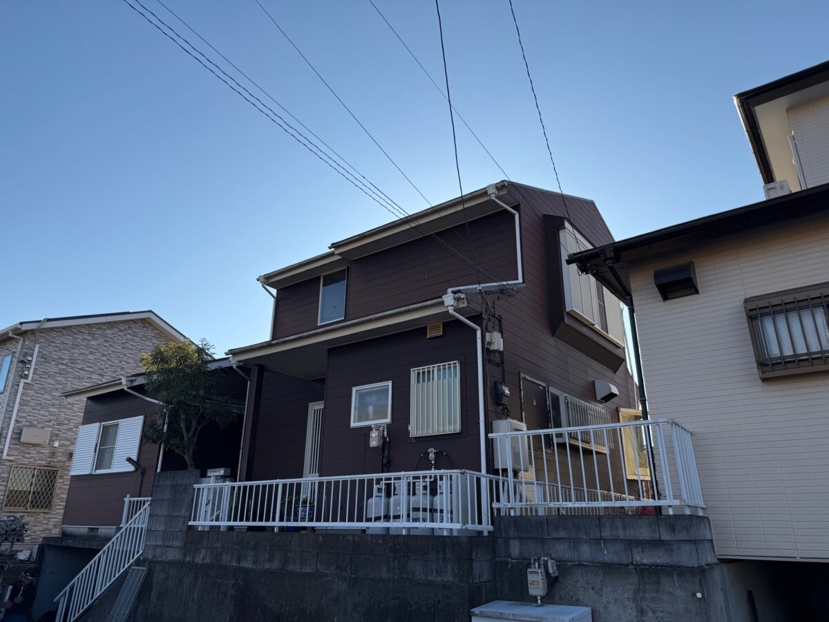 平塚市O様邸 足場仮設工事